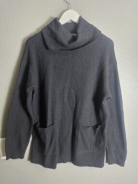 FALL SALE! 89th & Madison Black Cowl Neck Sweater Size Medium